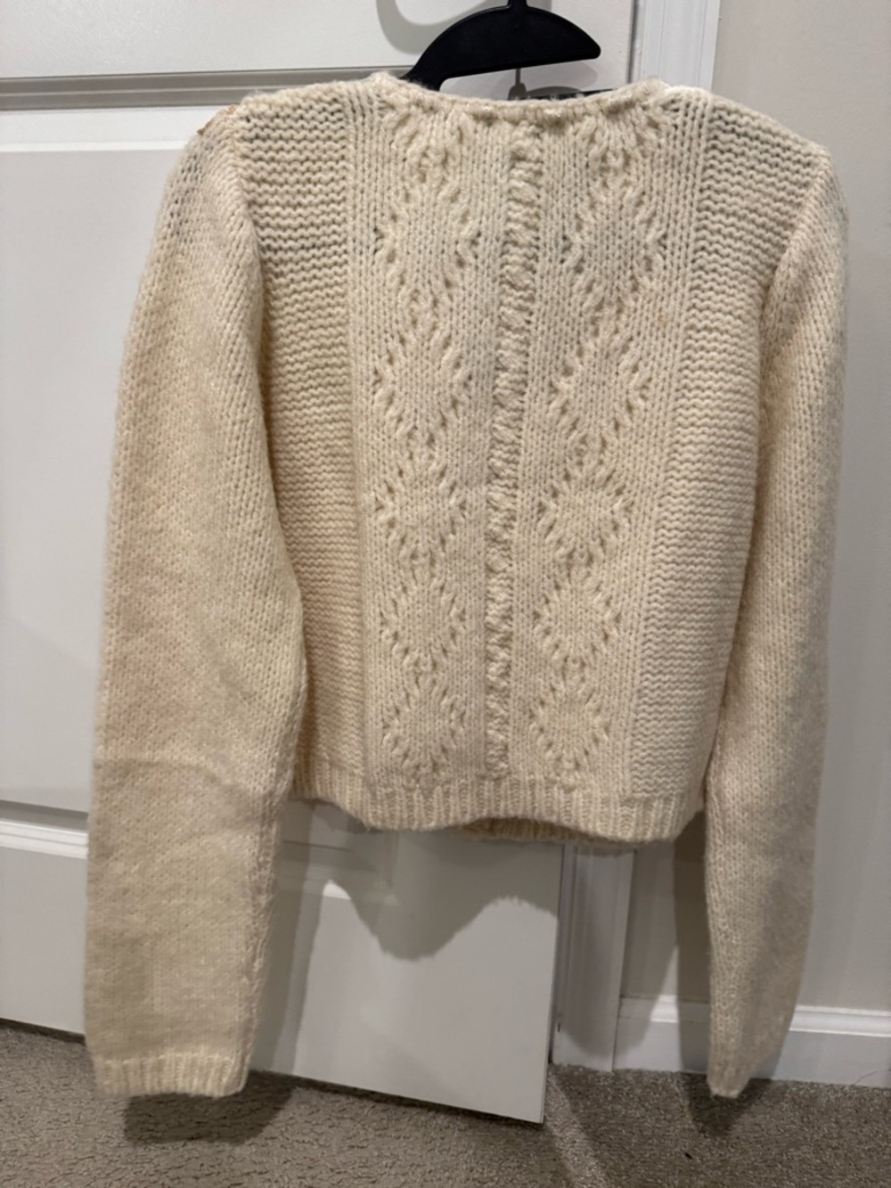 Free People Pixie Cardigan in Ivory - Picture 2 of 7